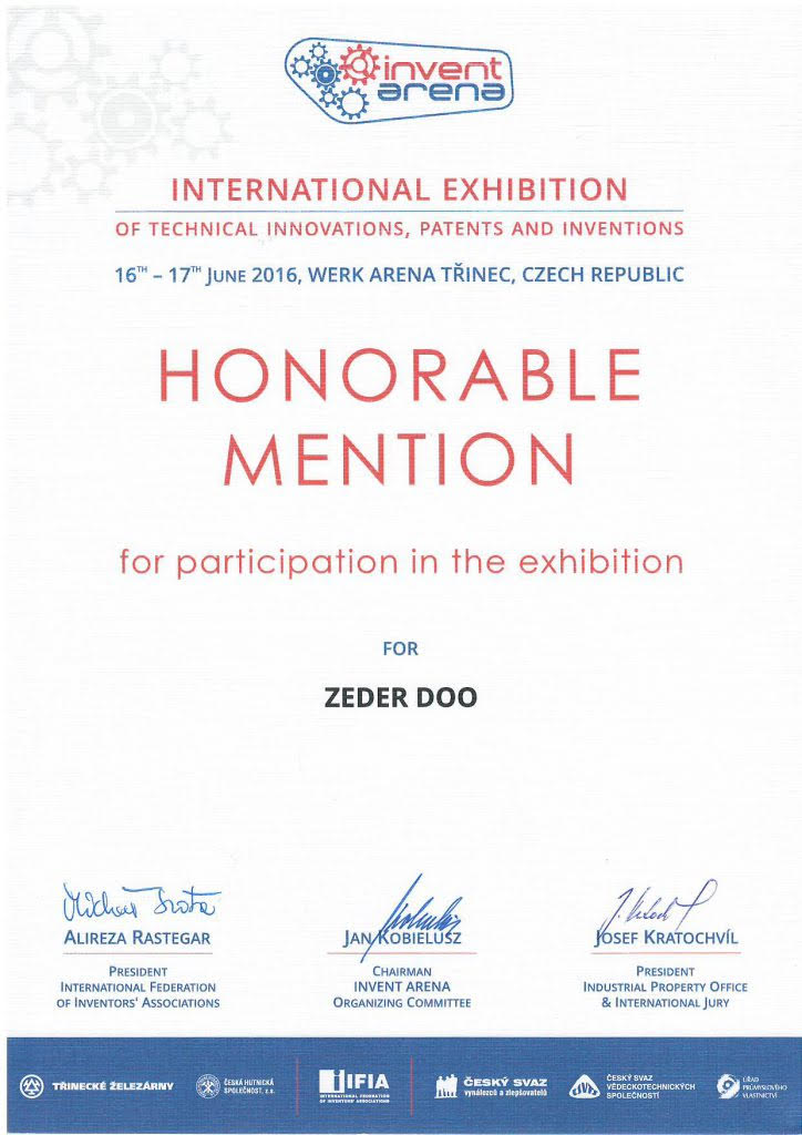 Čestné uznání - Mezinárodní výstava